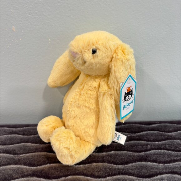 RARE Jellycat Small Bashful Lemon Bunny BNWT - Picture 4 of 6